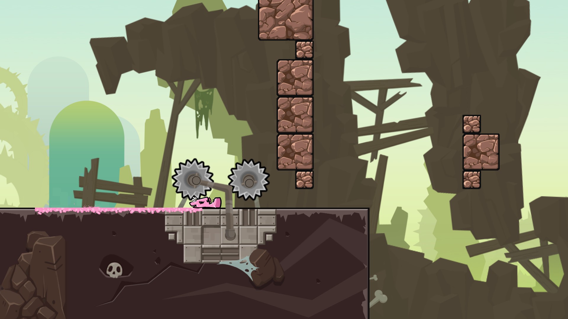 Скриншот из игры Super Meat Boy Forever - 122