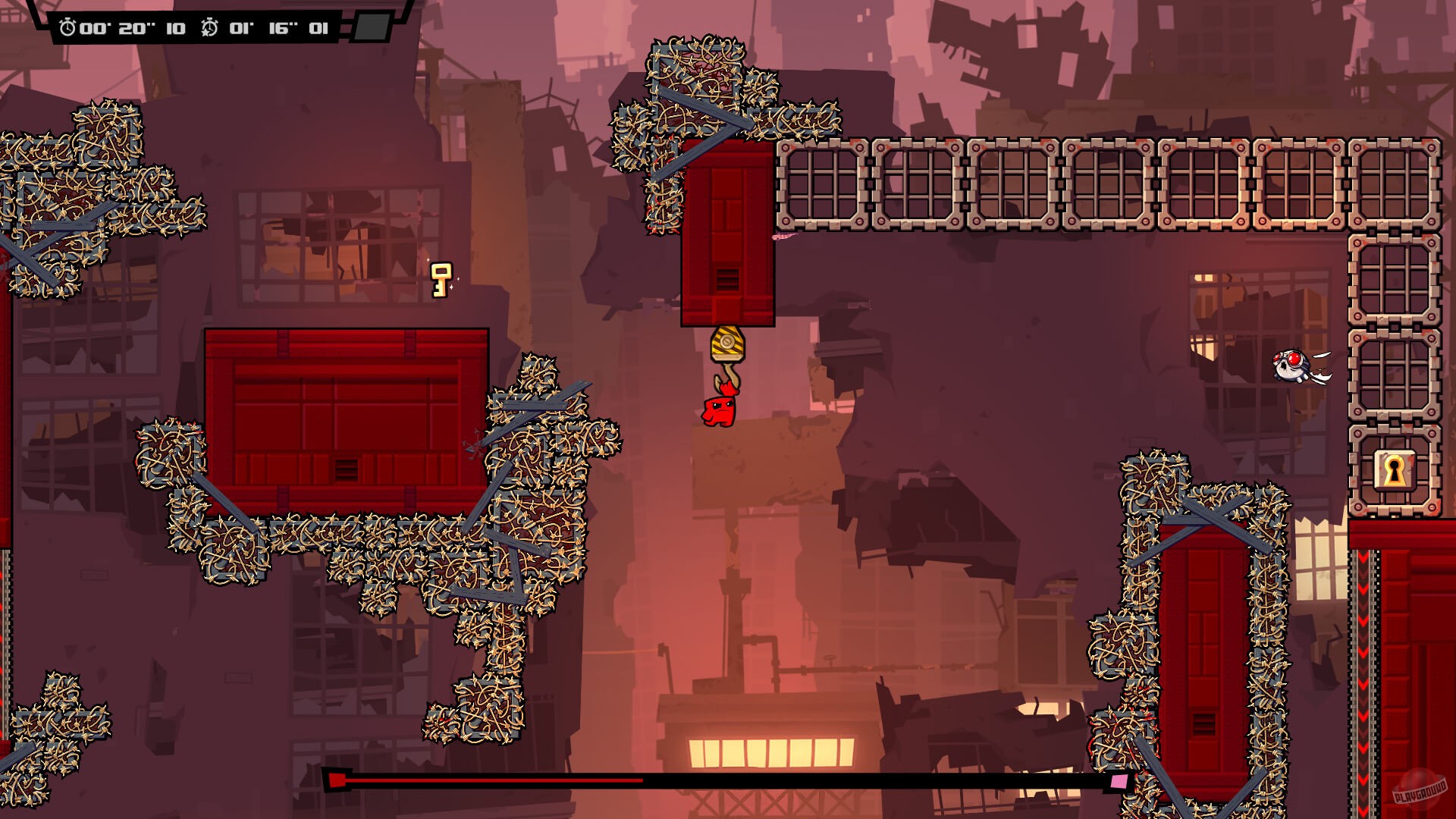 Скриншот из игры Super Meat Boy Forever - 89
