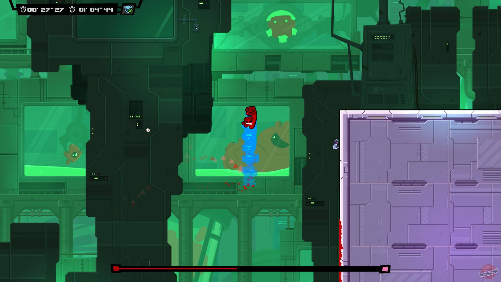 Скриншот из игры Super Meat Boy Forever - 73