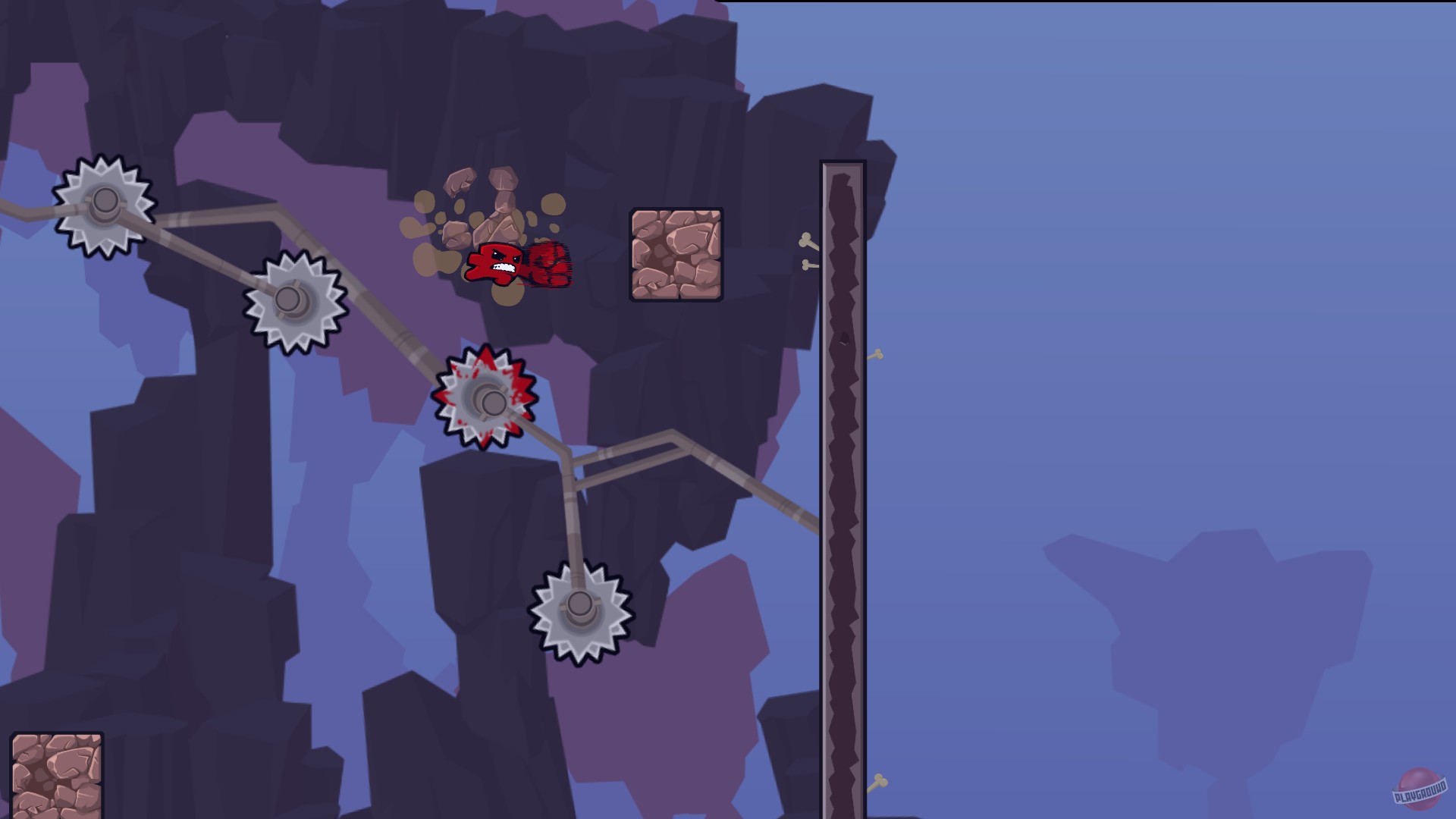 Скриншот из игры Super Meat Boy Forever - 66