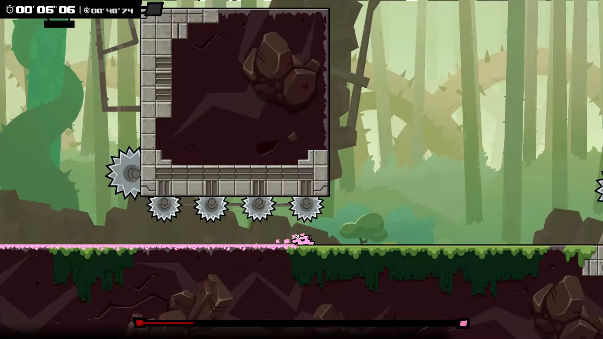 Скриншот из игры Super Meat Boy Forever - 84
