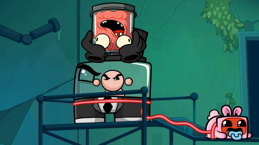 Скриншот из игры Super Meat Boy Forever - 2