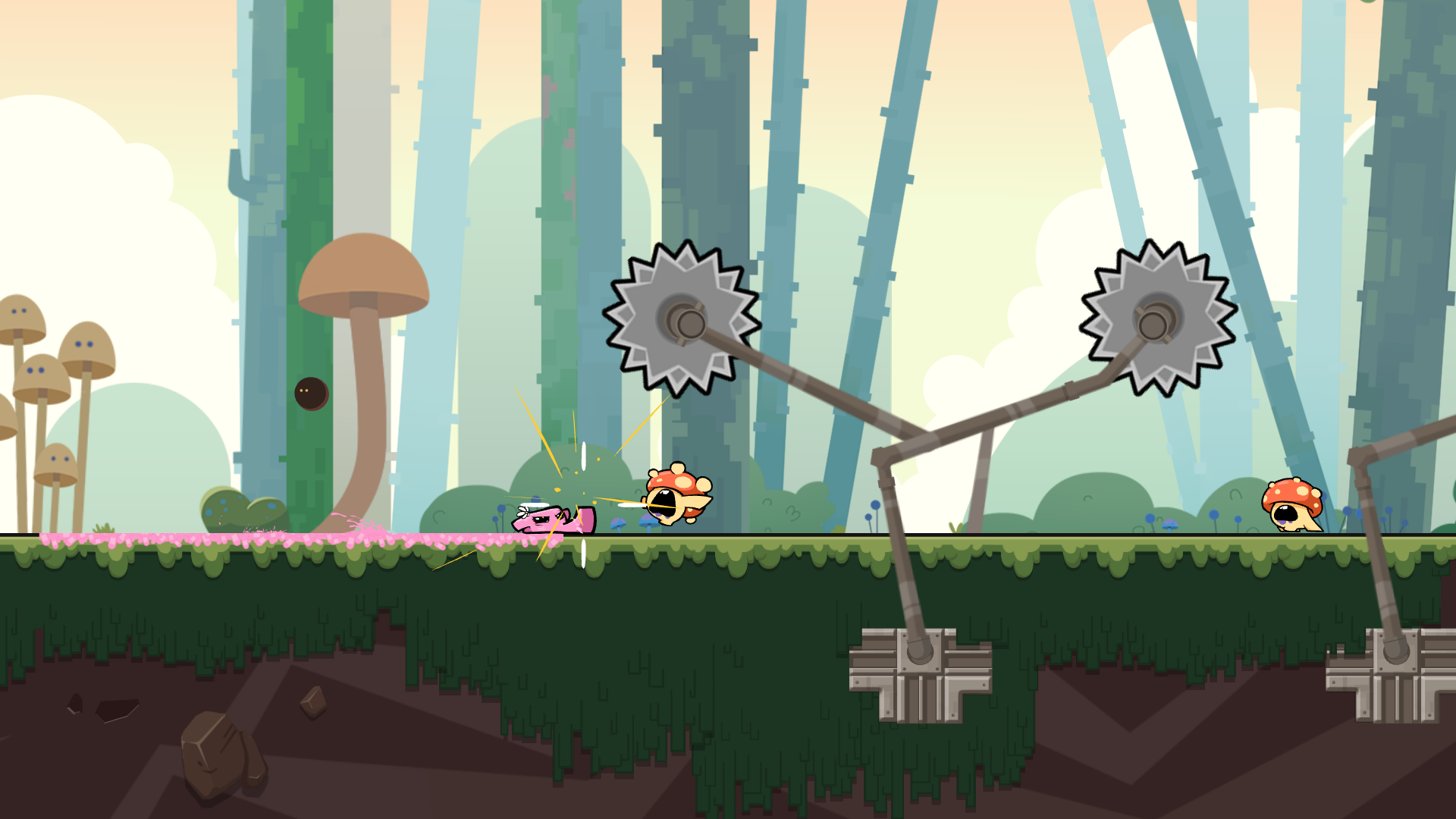 Скриншот из игры Super Meat Boy Forever - 11