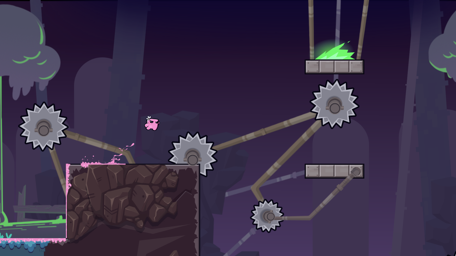 Скриншот из игры Super Meat Boy Forever - 15