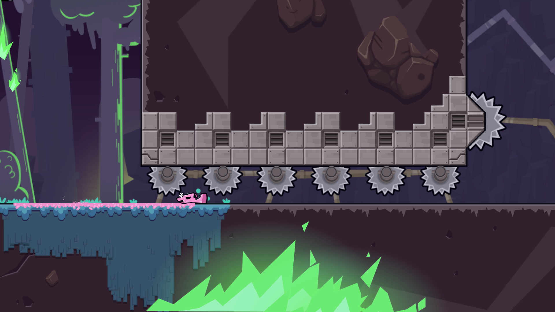 Скриншот из игры Super Meat Boy Forever - 16