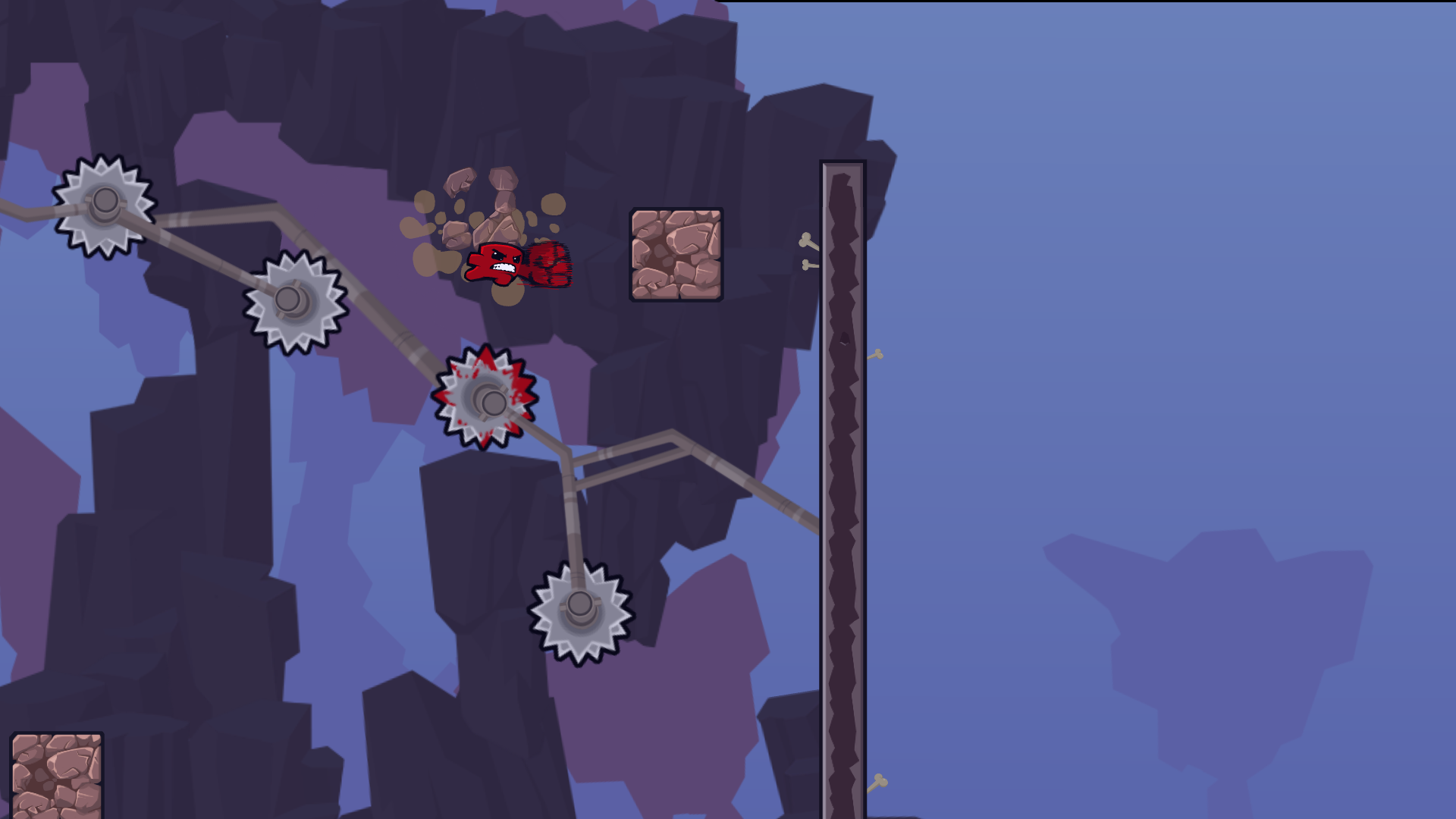 Скриншот из игры Super Meat Boy Forever - 5