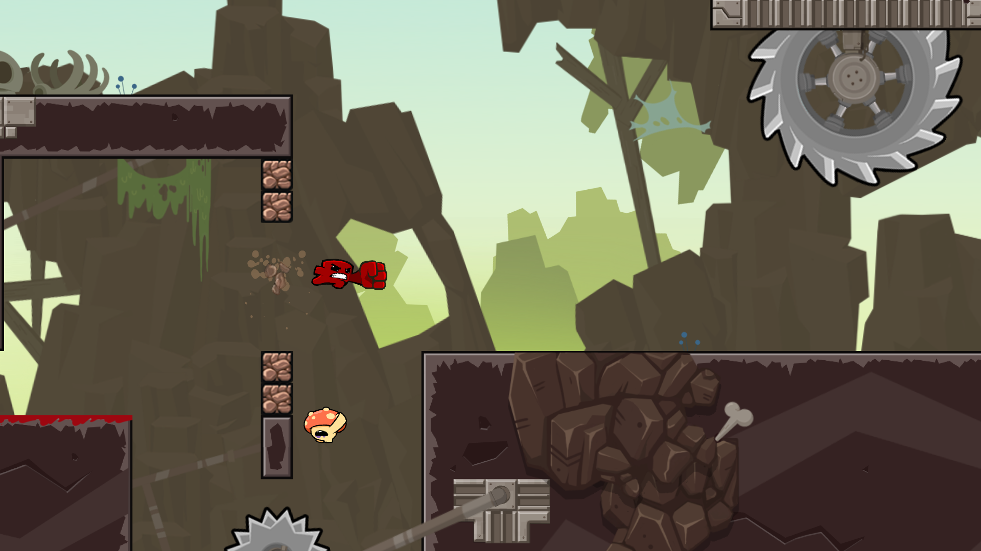 Скриншот из игры Super Meat Boy Forever - 8