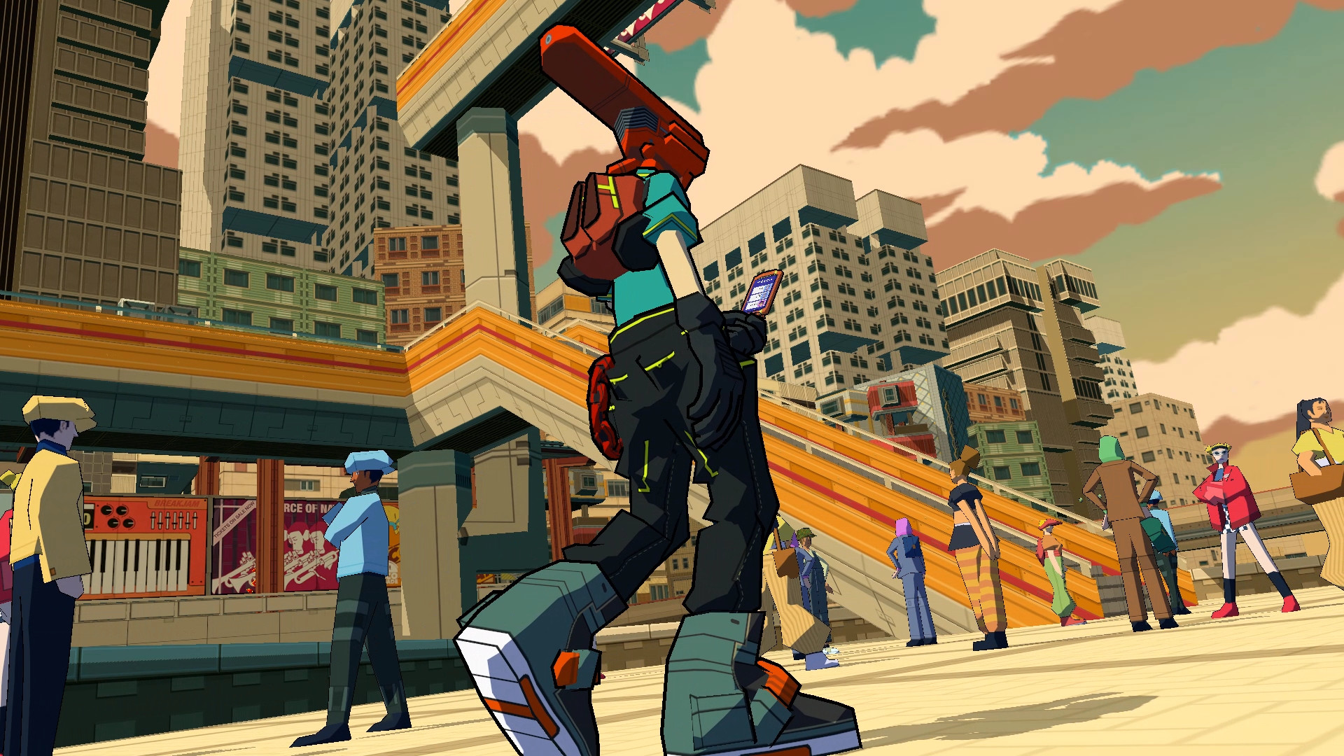 Скриншот из игры Bomb Rush Cyberfunk - 11