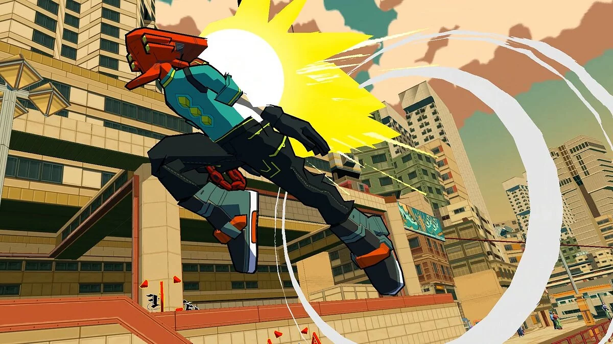 Скриншот из игры Bomb Rush Cyberfunk - 4