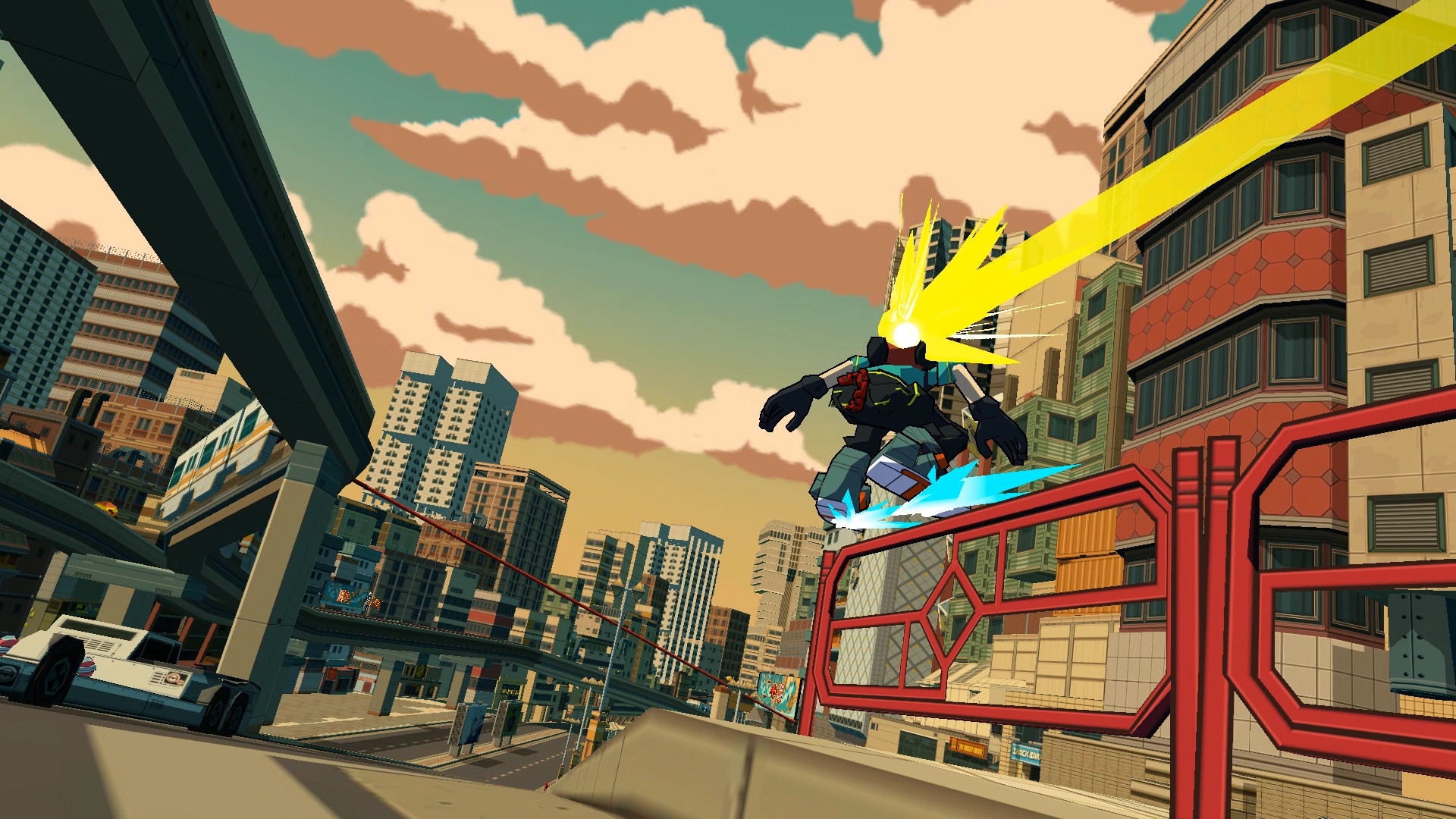 Скриншот из игры Bomb Rush Cyberfunk - 1