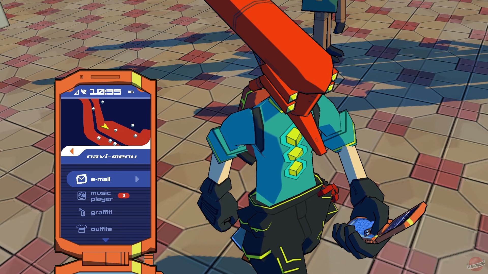 Скриншот из игры Bomb Rush Cyberfunk - 47