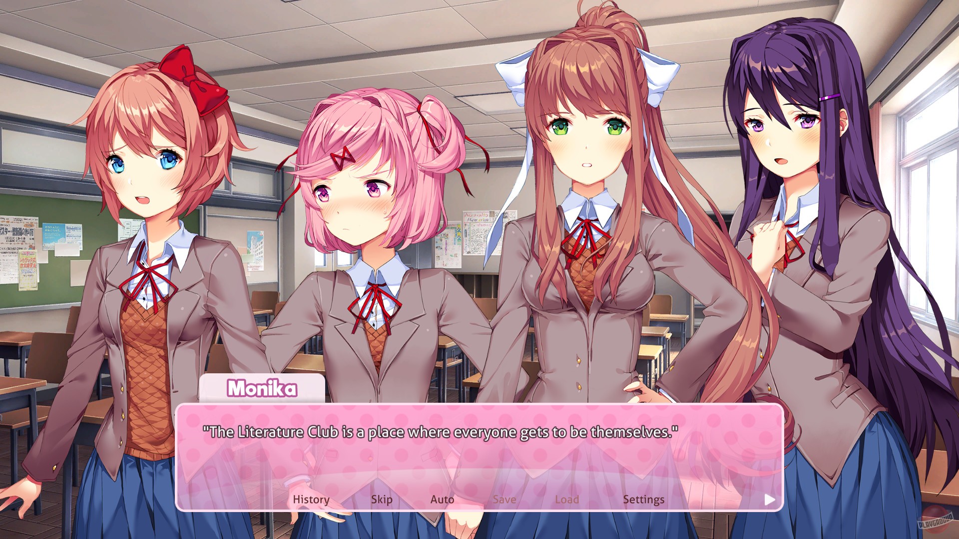 Скриншот из игры Doki Doki Literature Club! - 5