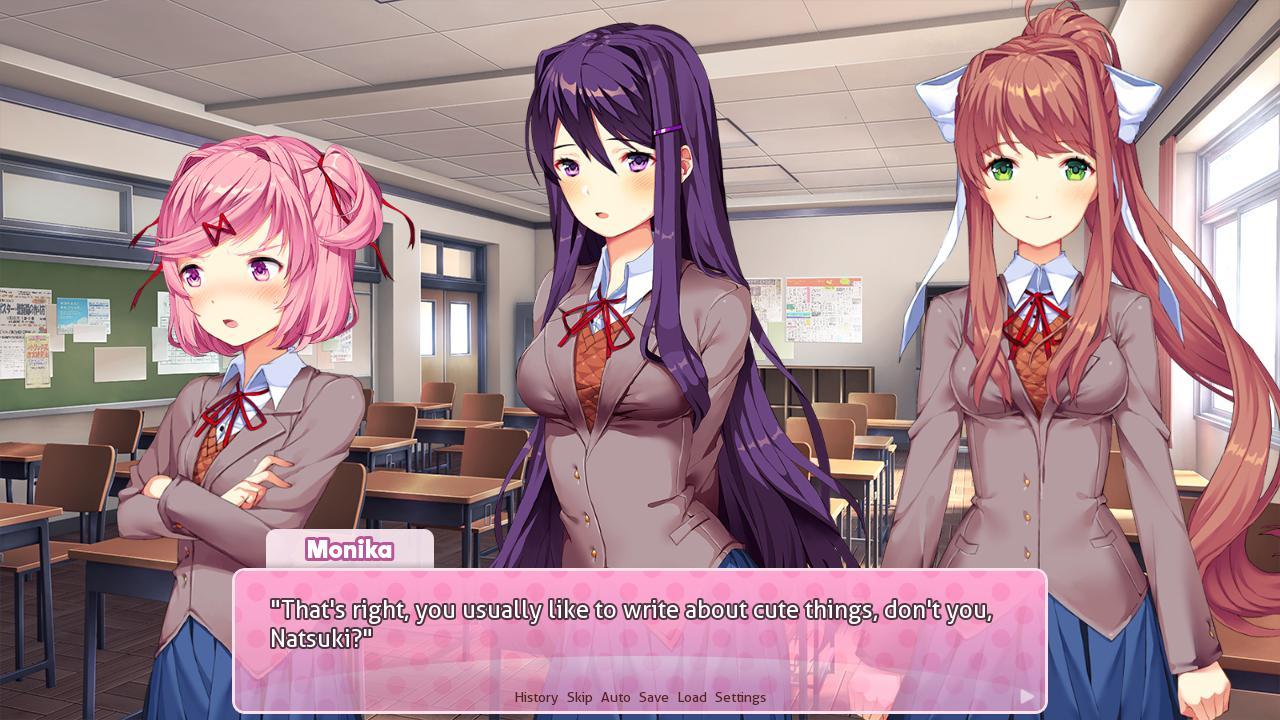 Скриншот из игры Doki Doki Literature Club! - 6
