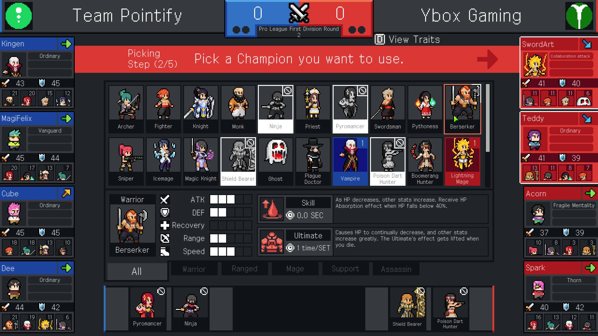Скриншот из игры Teamfight Manager - 33