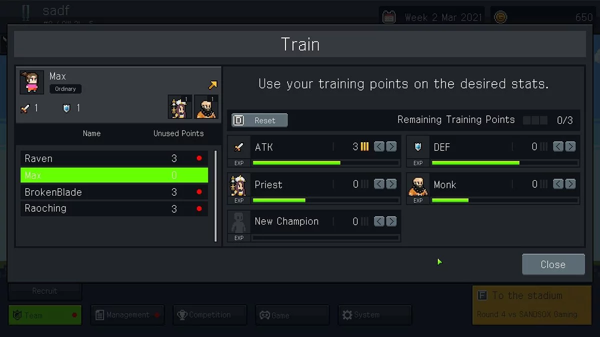 Скриншот из игры Teamfight Manager - 18