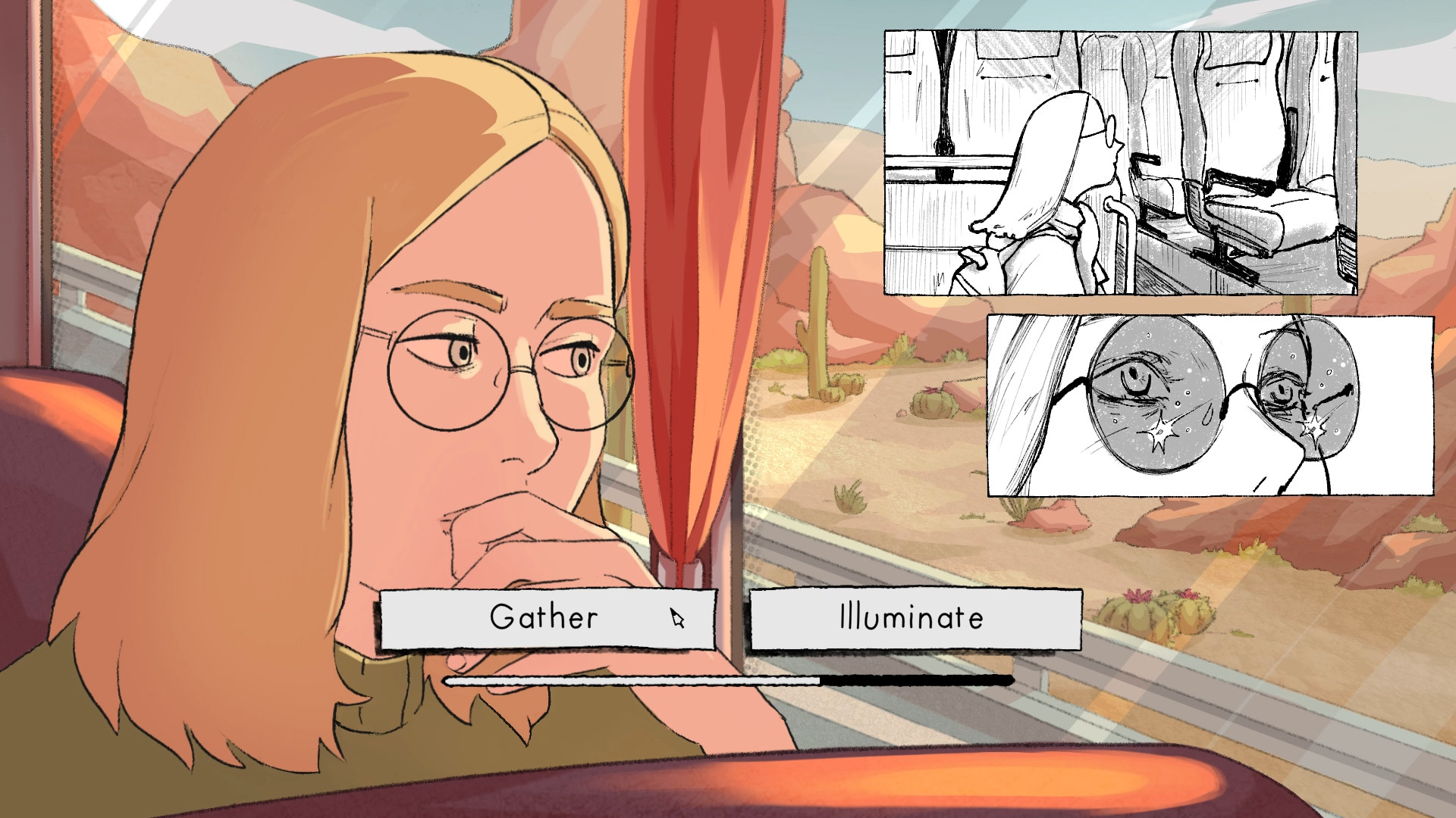 Скриншот из игры A Sketchbook About Her Sun - 9