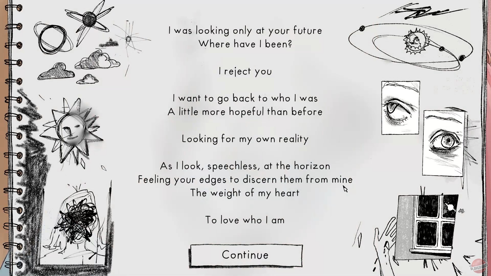 Скриншот из игры A Sketchbook About Her Sun - 6