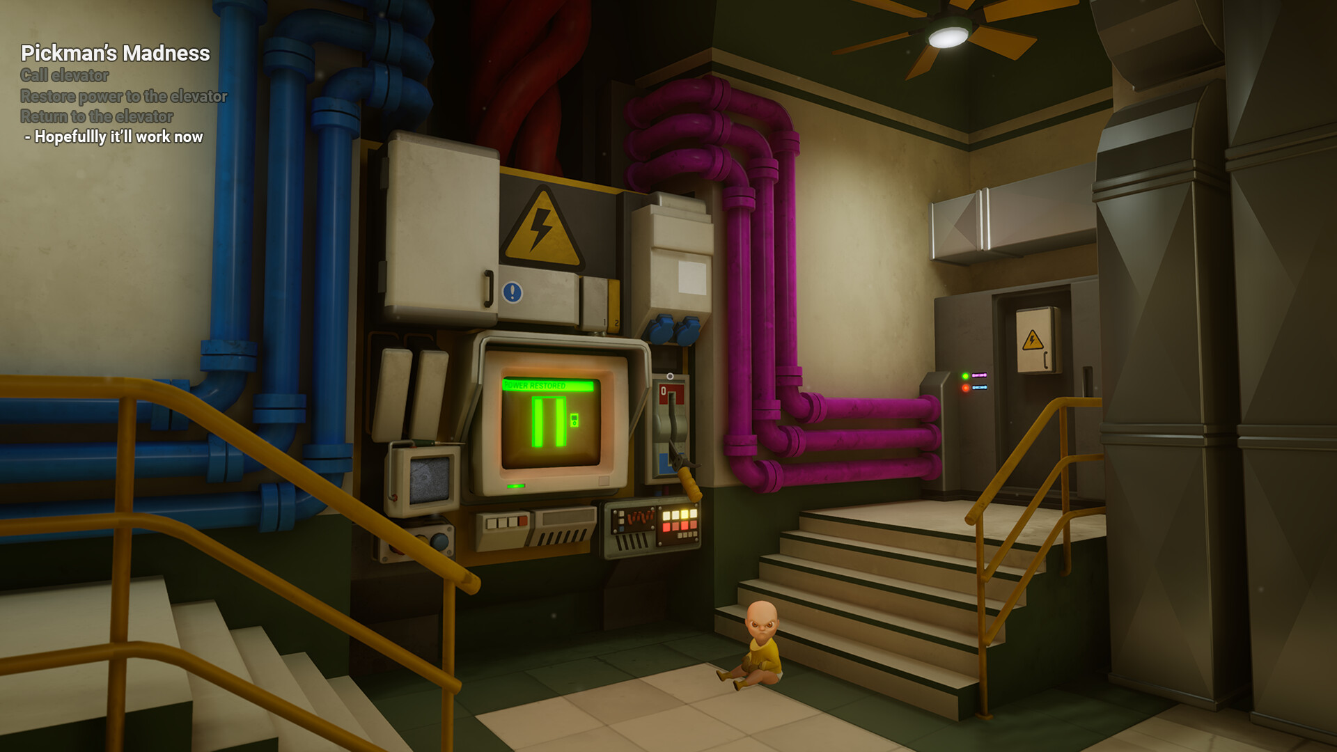 Скриншот из игры The Baby In Yellow - 1