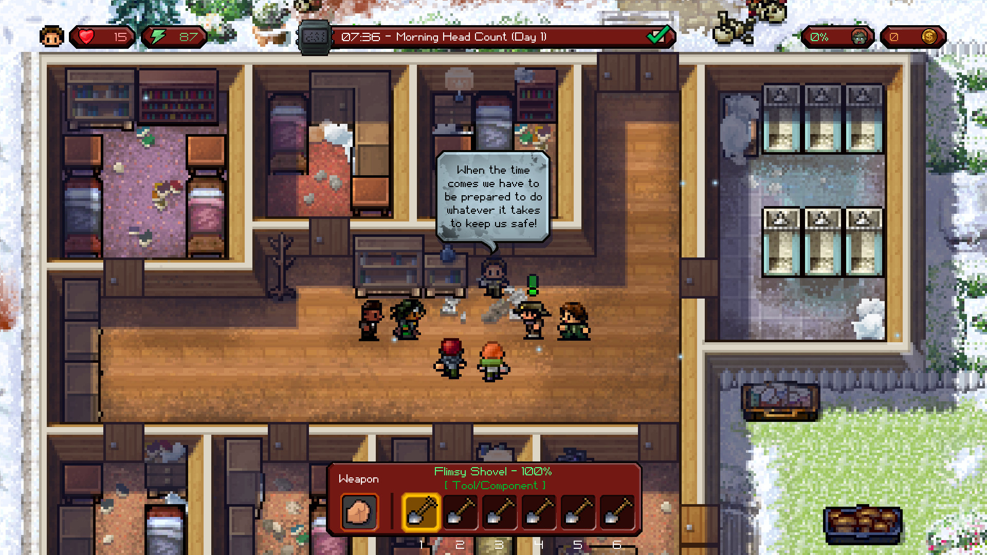 Скриншот из игры The Escapists: The Walking Dead - 22