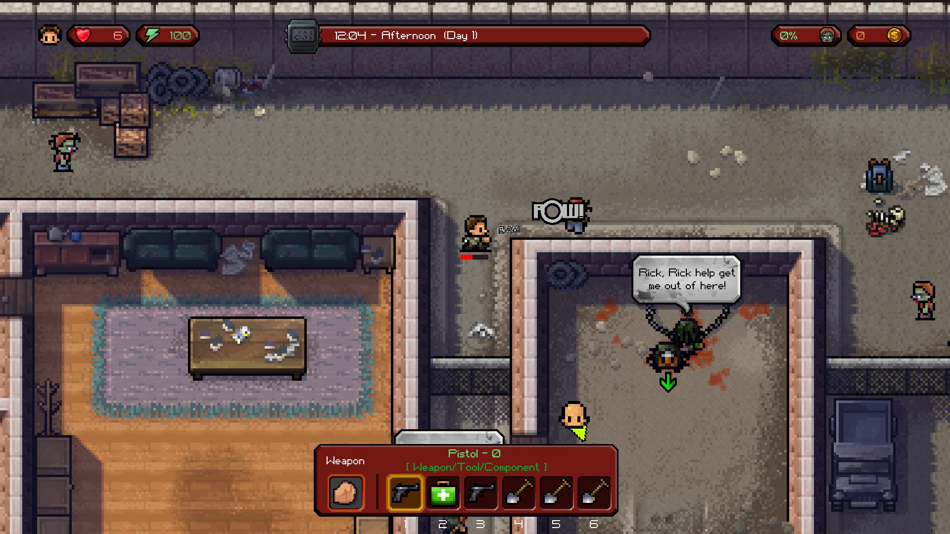 Скриншот из игры The Escapists: The Walking Dead - 35