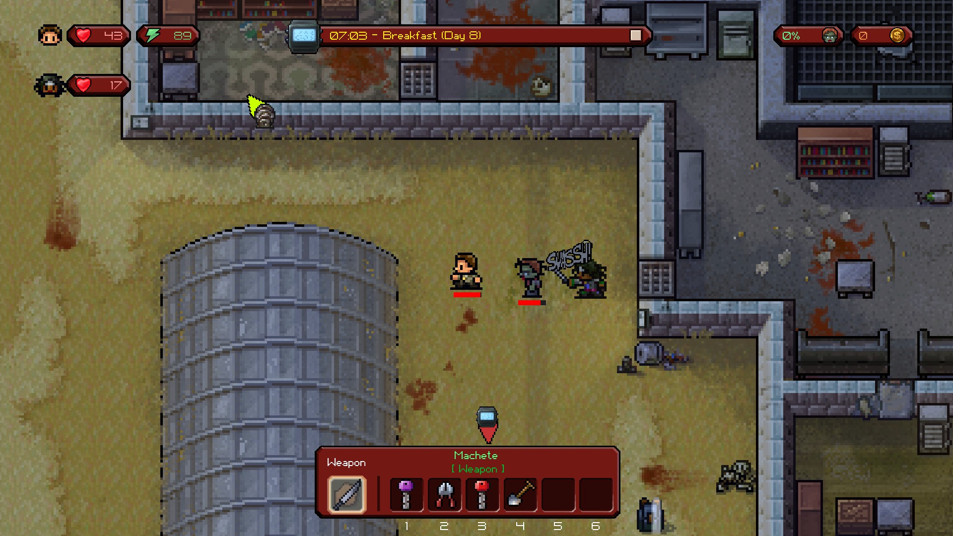 Скриншот из игры The Escapists: The Walking Dead - 68