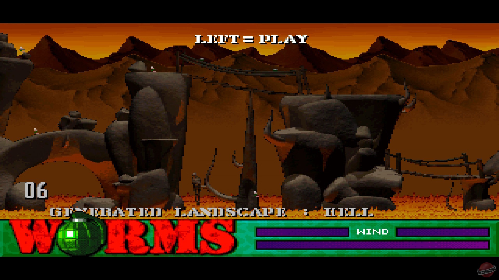 Скриншот из игры Worms (1995) - 4