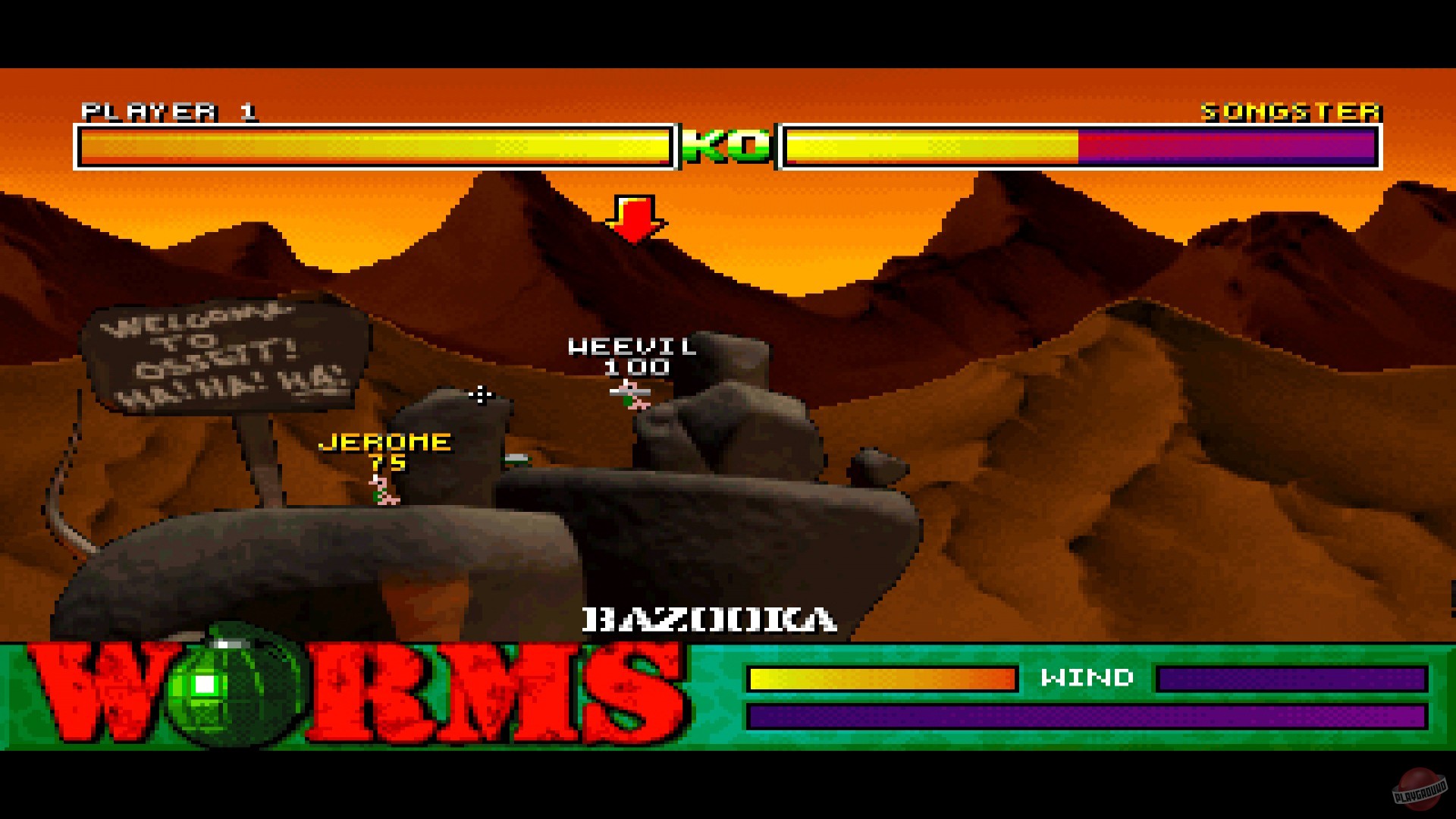 Скриншот из игры Worms (1995) - 6