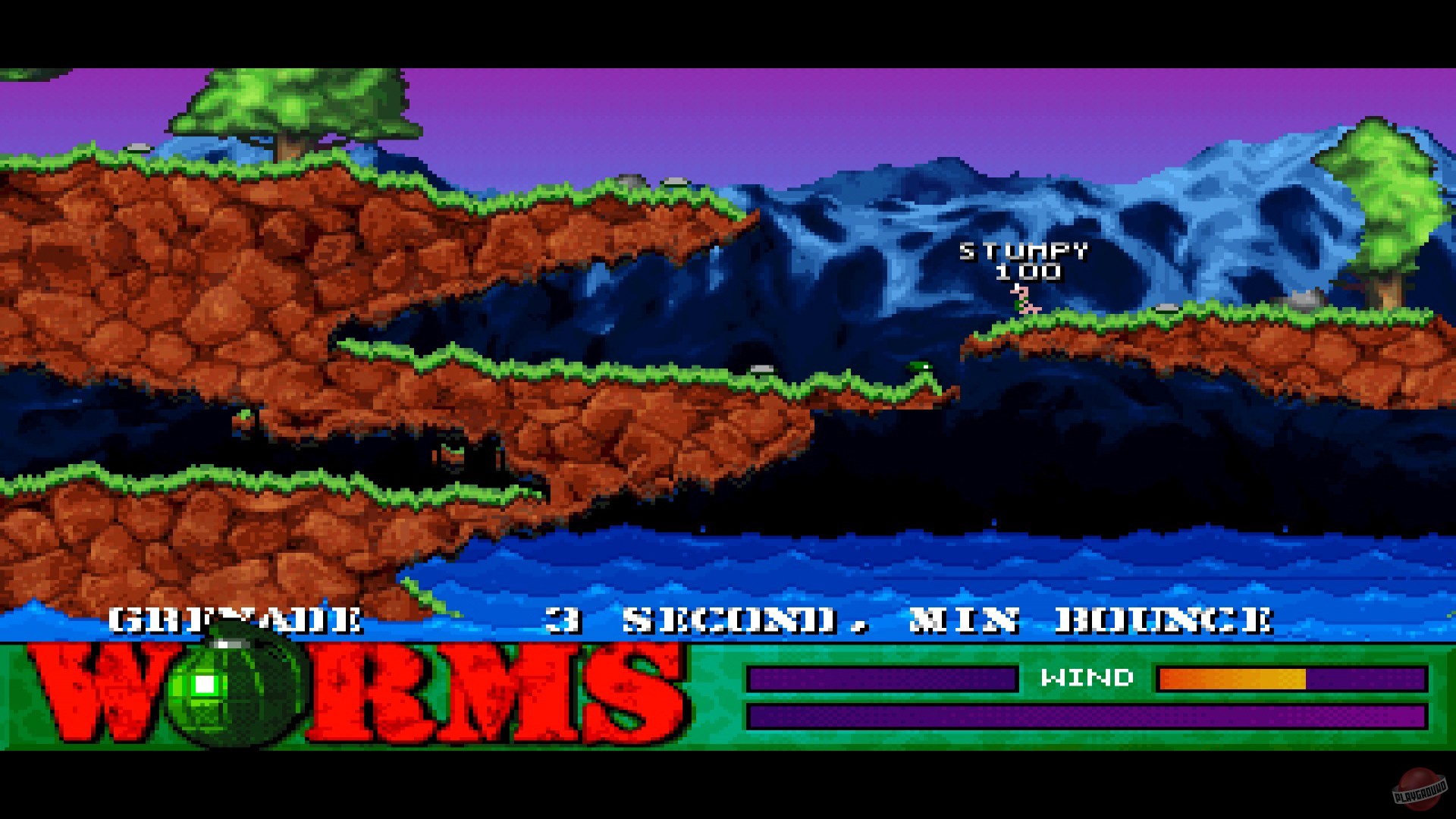 Скриншот из игры Worms (1995) - 3