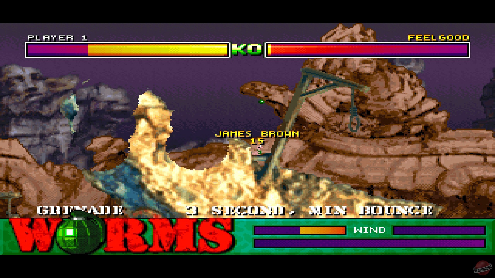 Скриншот из игры Worms (1995) - 5