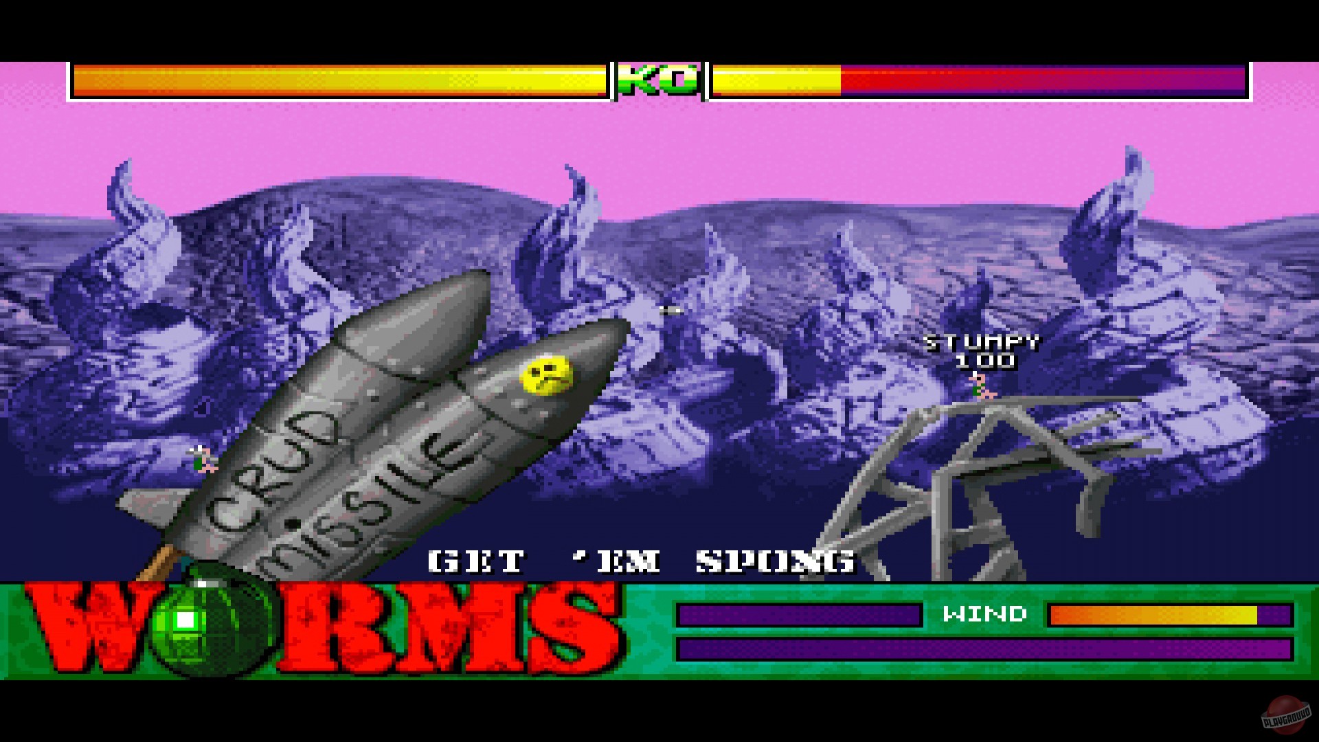 Скриншот из игры Worms (1995) - 8