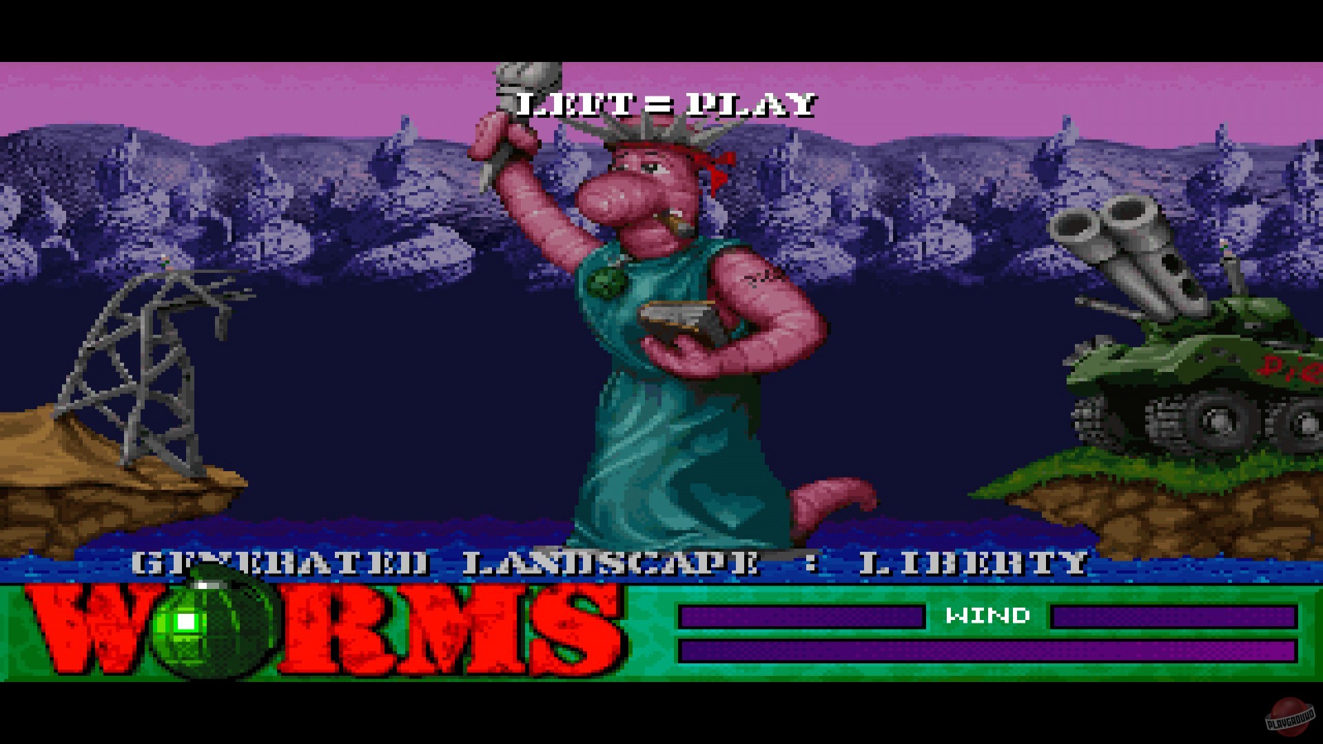 Скриншот из игры Worms (1995) - 9