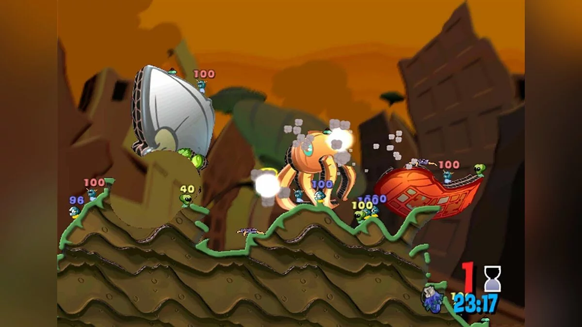 Скриншот из игры Worms: A Space Oddity - 4