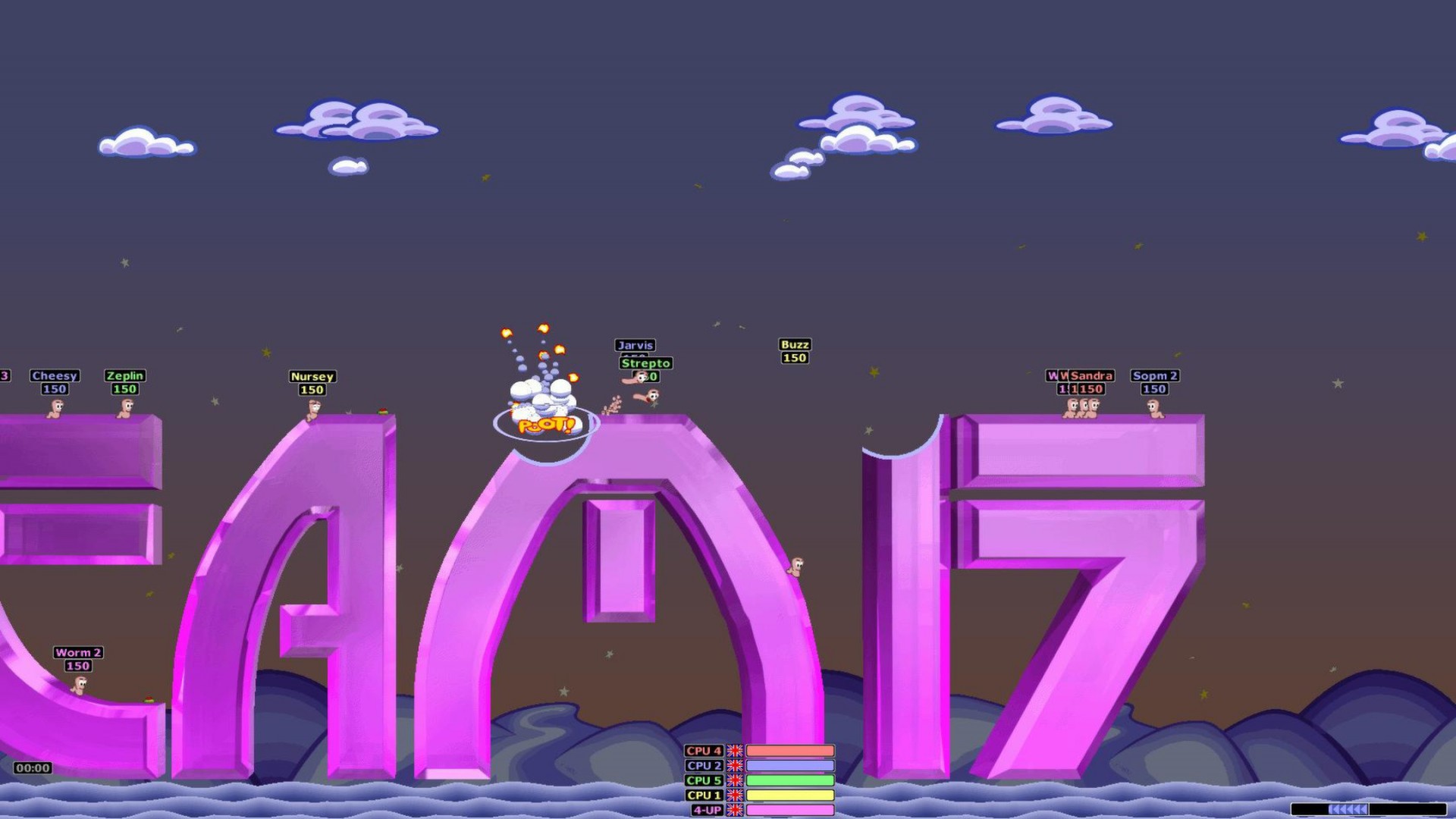 Скриншот из игры Worms Armageddon - 36