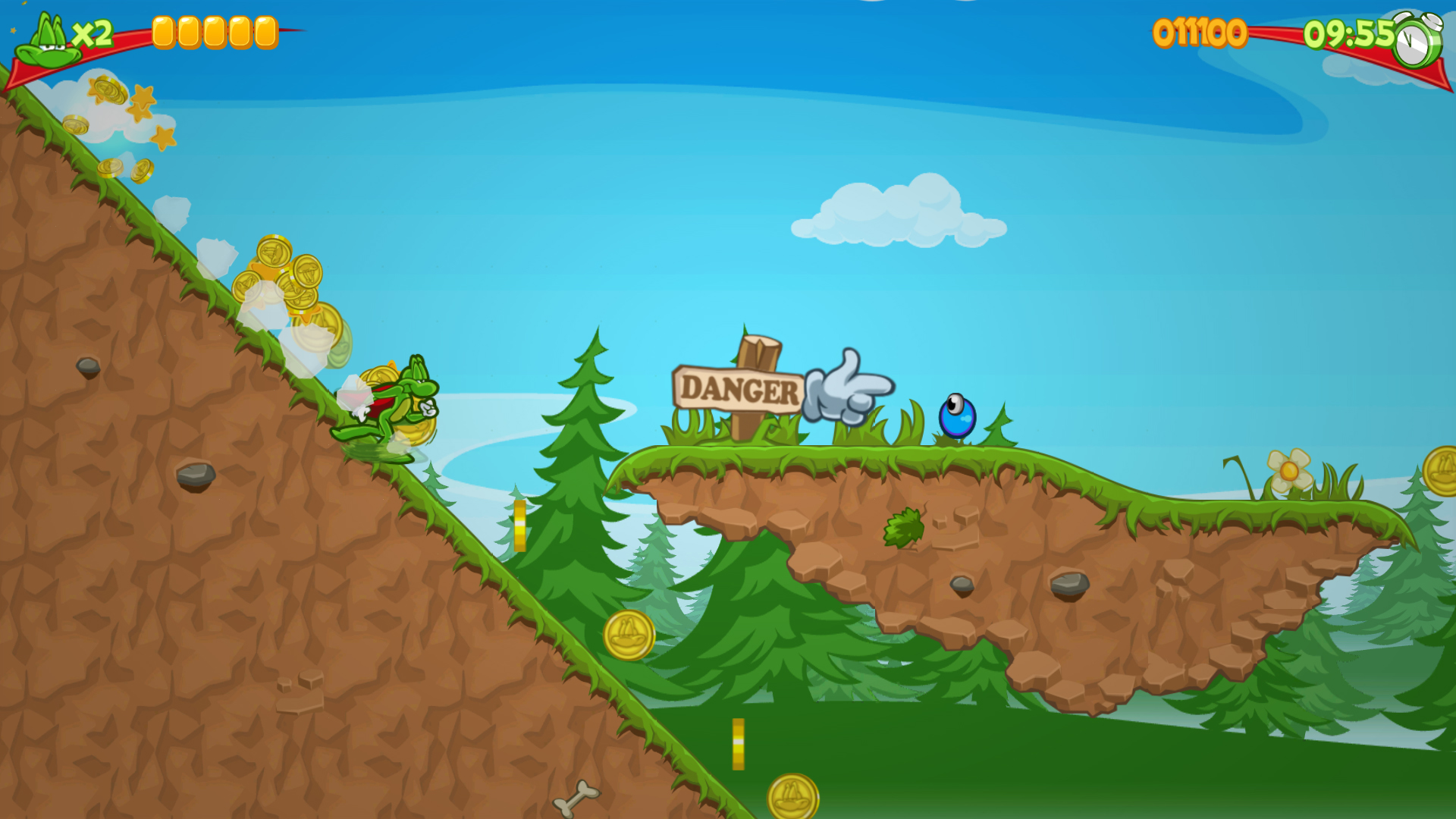Скриншот из игры Superfrog HD - 13