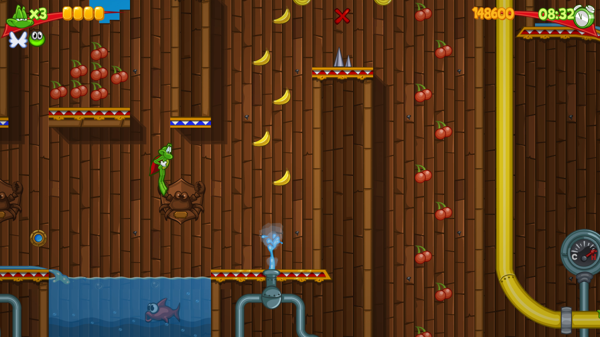 Скриншот из игры Superfrog HD - 11