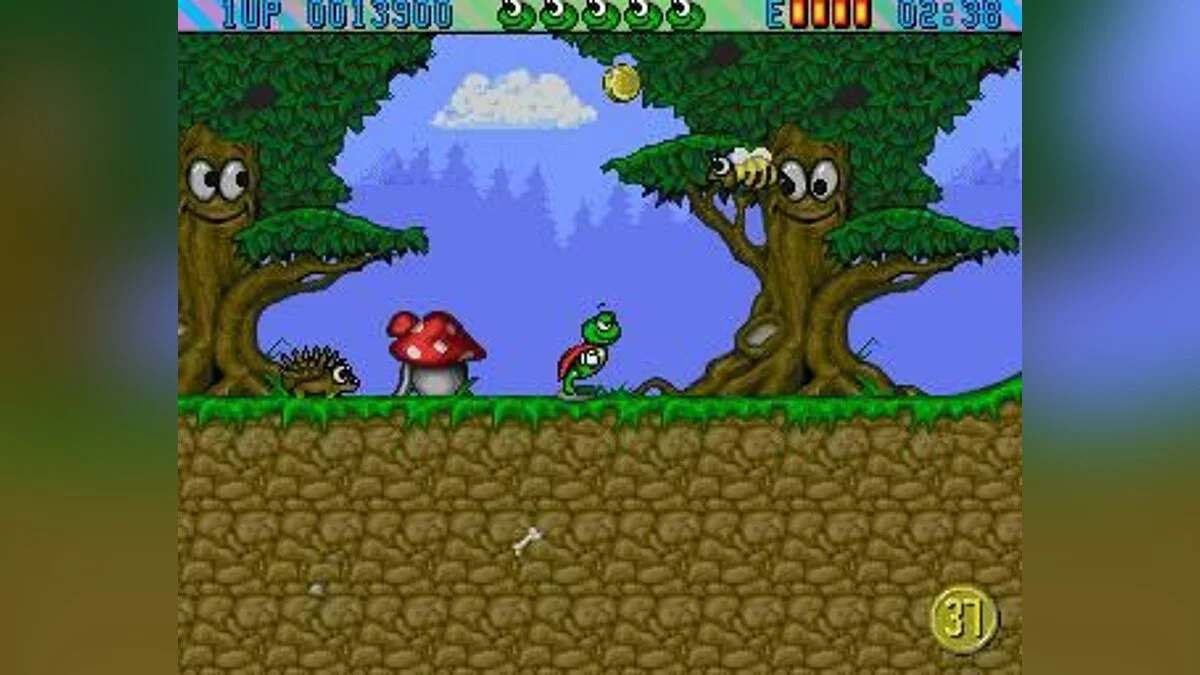 Скриншот из игры Superfrog - 2