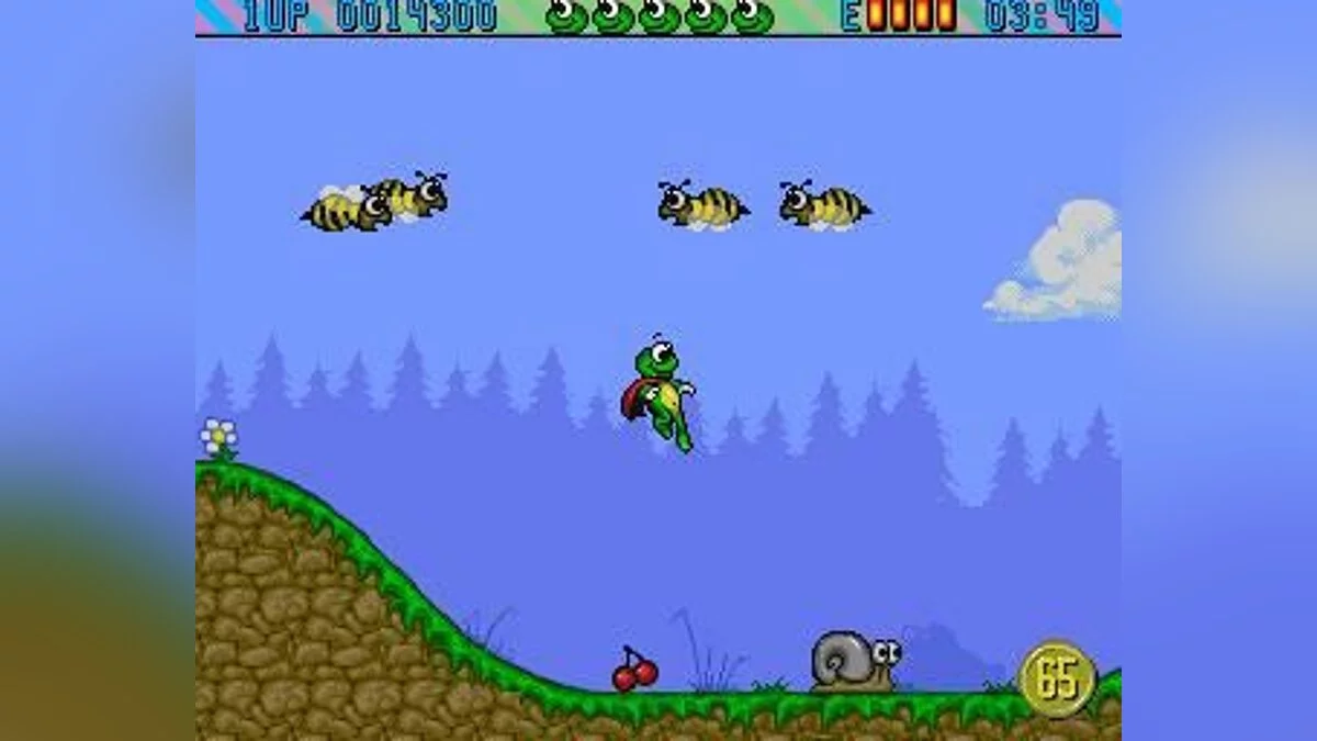 Скриншот из игры Superfrog - 9