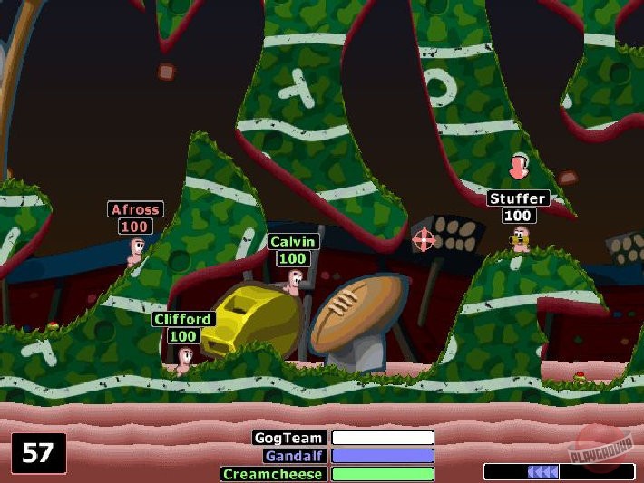 Скриншот из игры Worms 2 - 5