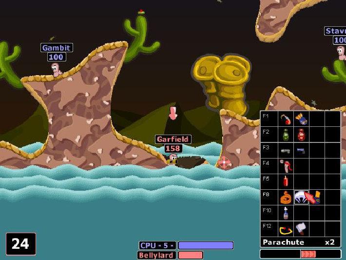 Скриншот из игры Worms 2 - 38