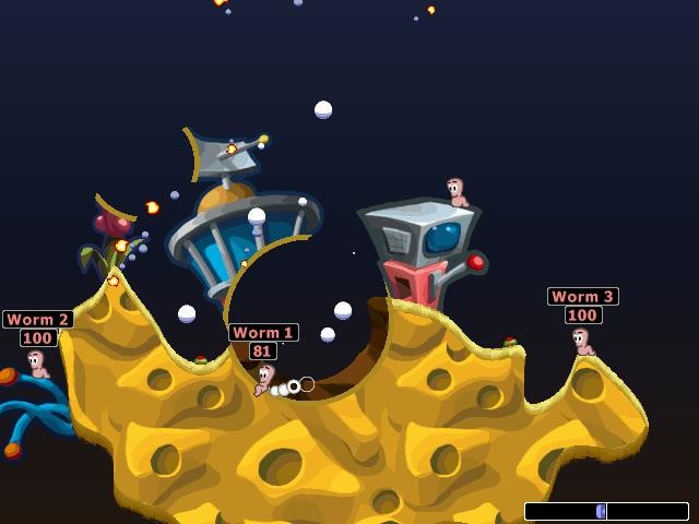 Скриншот из игры Worms 2 - 1