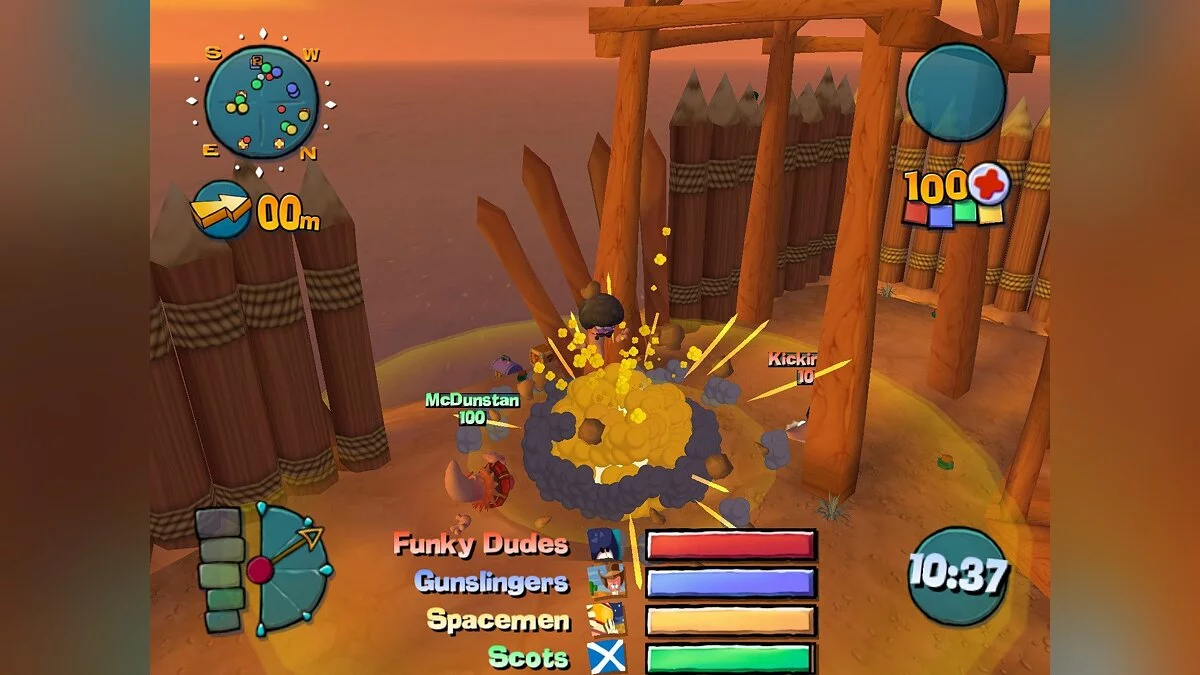 Скриншот из игры Worms 4: Mayhem - 13