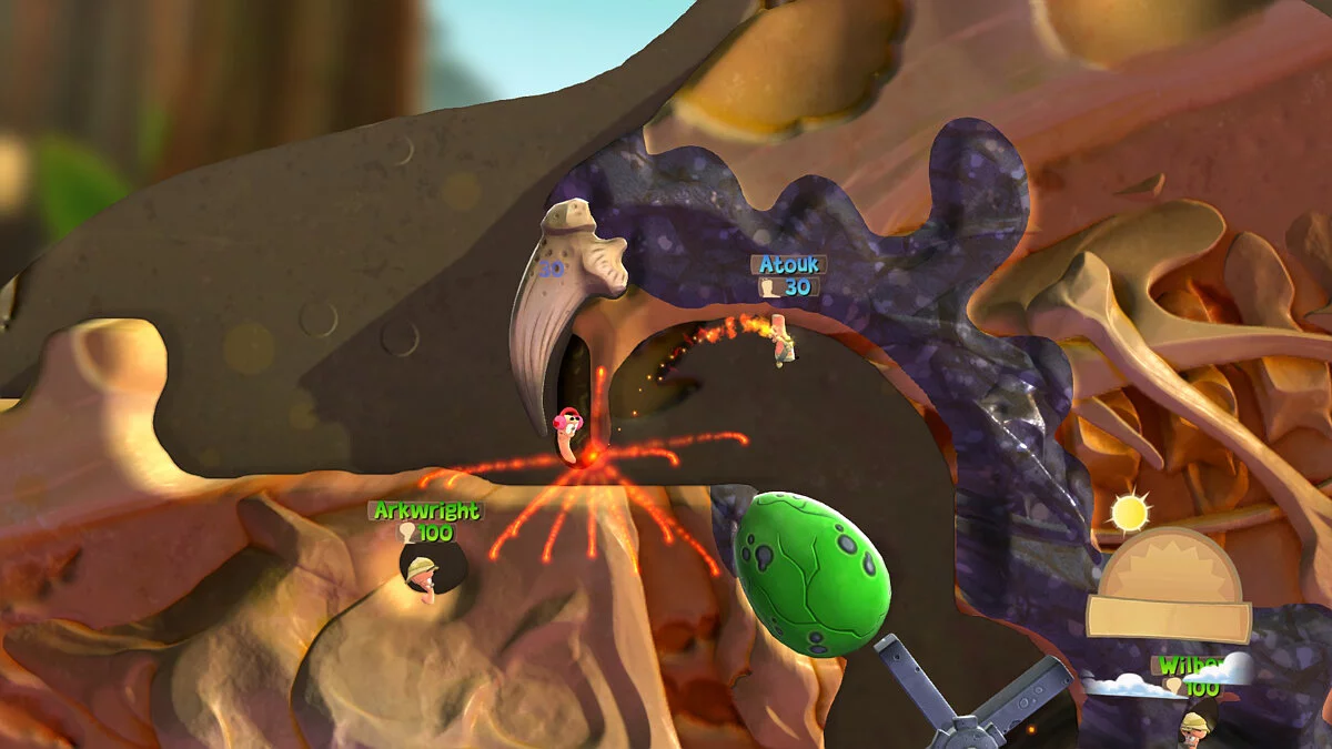 Скриншот из игры Worms Battlegrounds - 15
