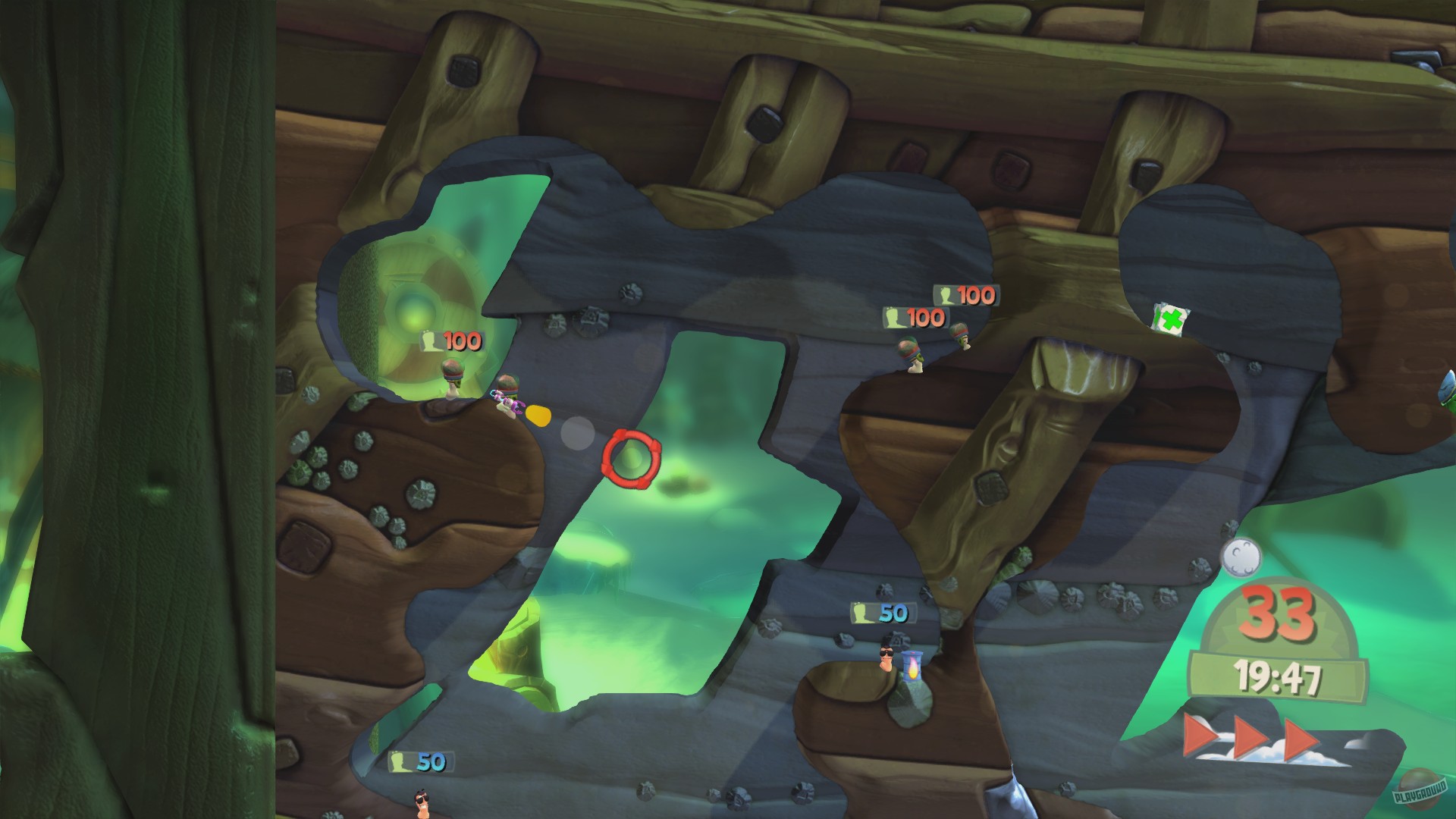 Скриншот из игры Worms Battlegrounds - 24