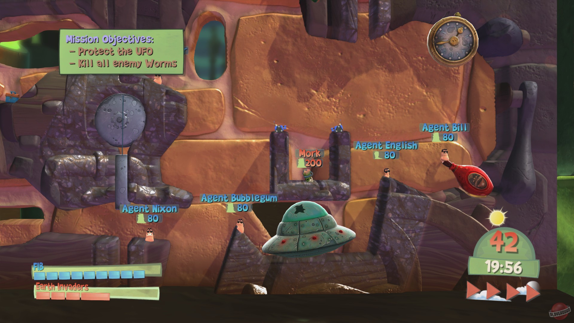 Скриншот из игры Worms Battlegrounds - 32