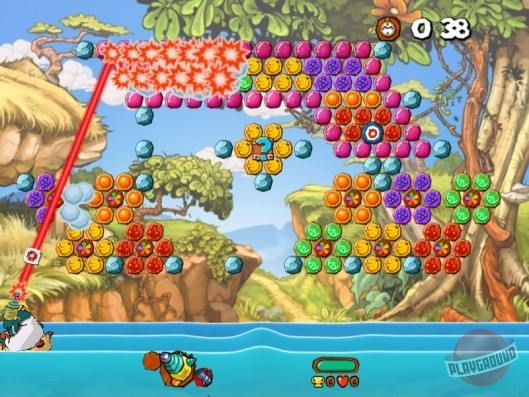 Скриншот из игры Worms Blast - 7