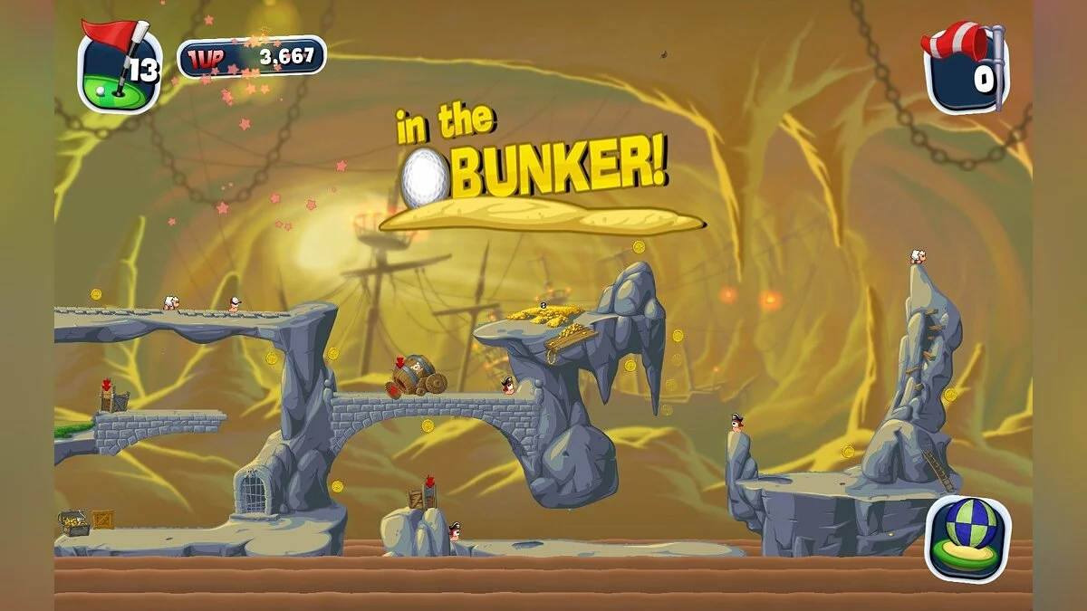 Скриншот из игры Worms Crazy Golf - 27