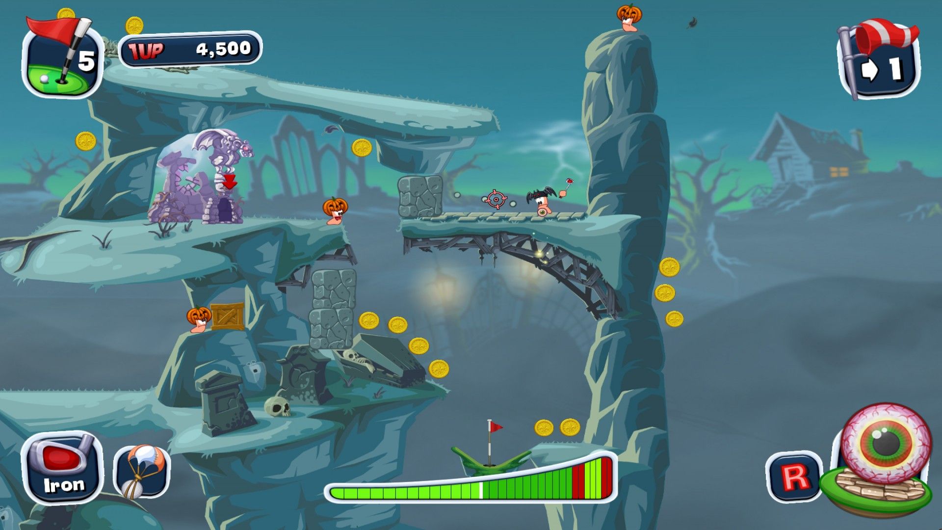Скриншот из игры Worms Crazy Golf - 43