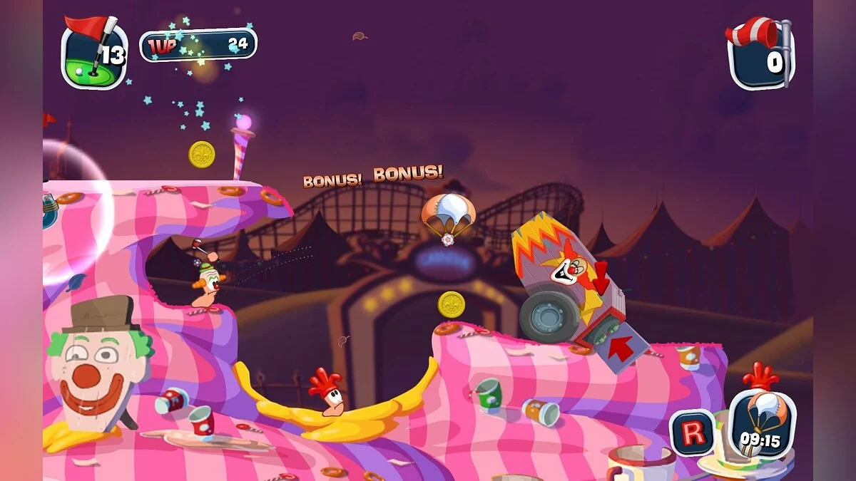 Скриншот из игры Worms Crazy Golf - 33