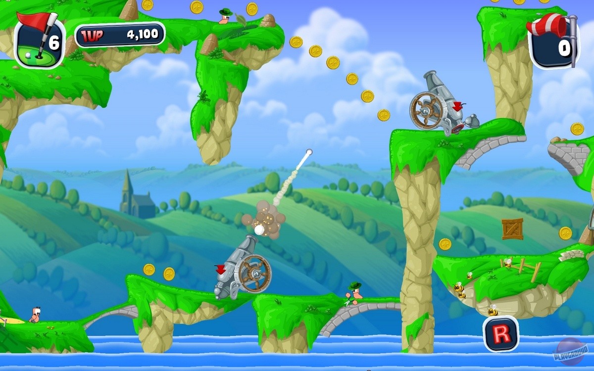 Скриншот из игры Worms Crazy Golf - 65