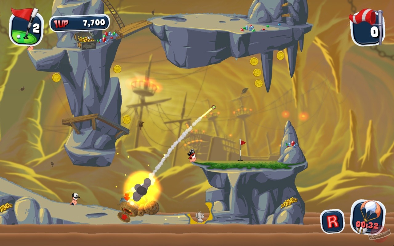 Скриншот из игры Worms Crazy Golf - 67